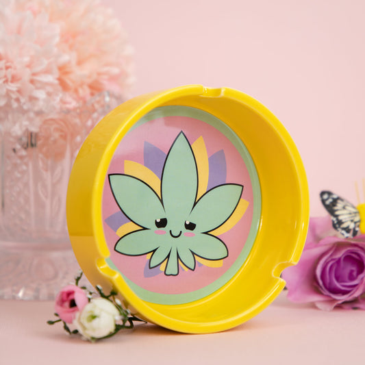 Happy Leaf Ceramic Ashtray Planet X