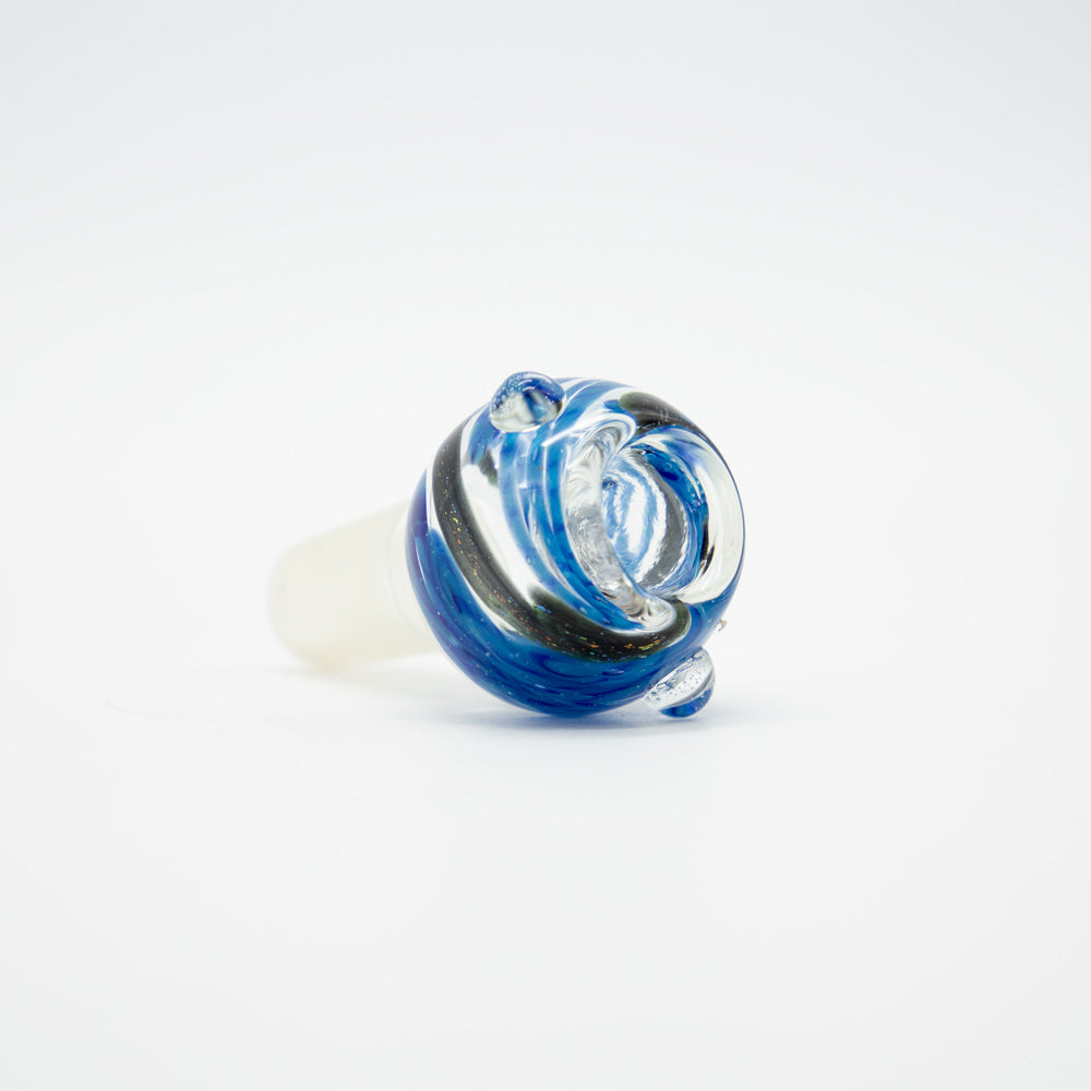 Inside Out Glass Cone - Blue (18mm) The Bong Shop