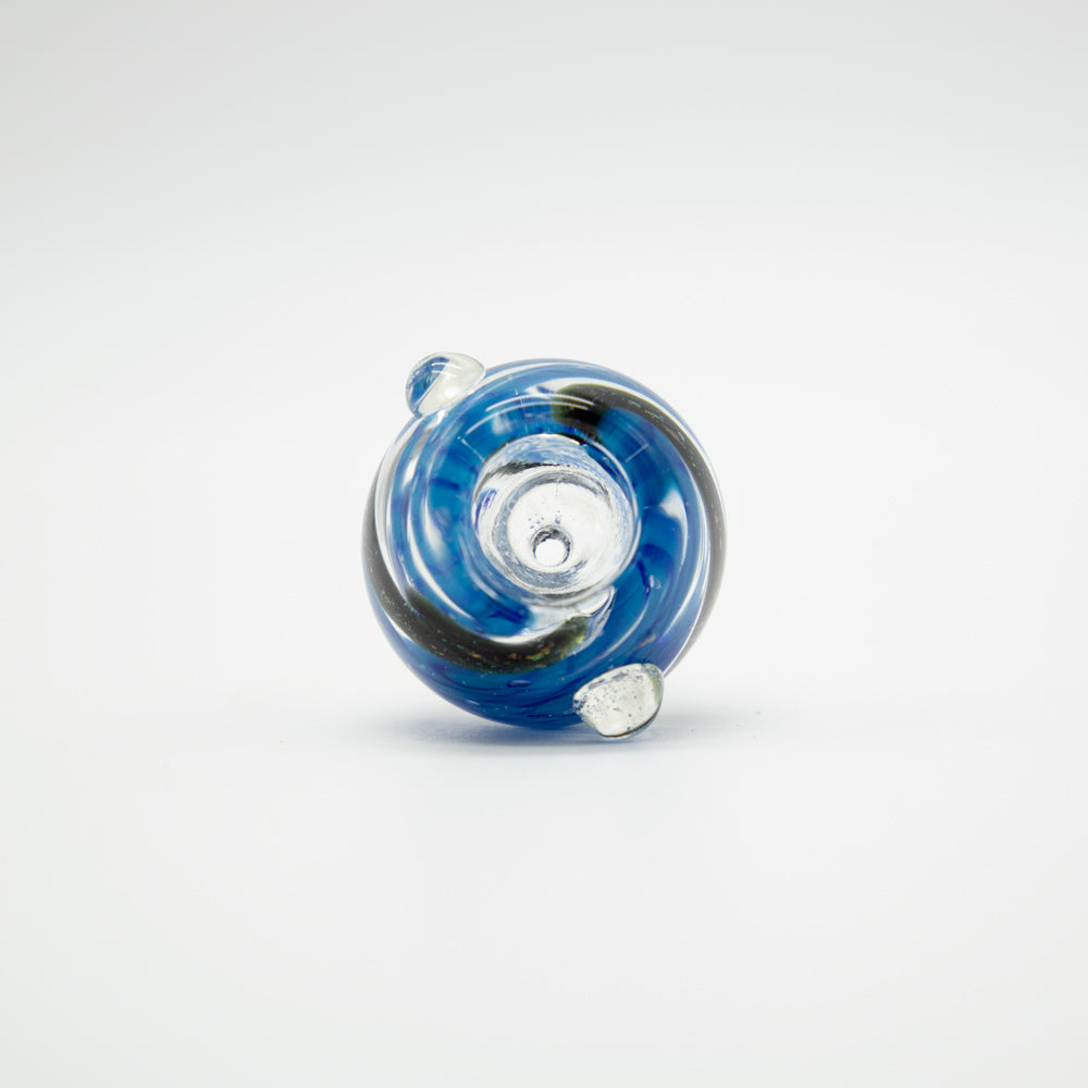 Inside Out Glass Cone - Blue (18mm) The Bong Shop