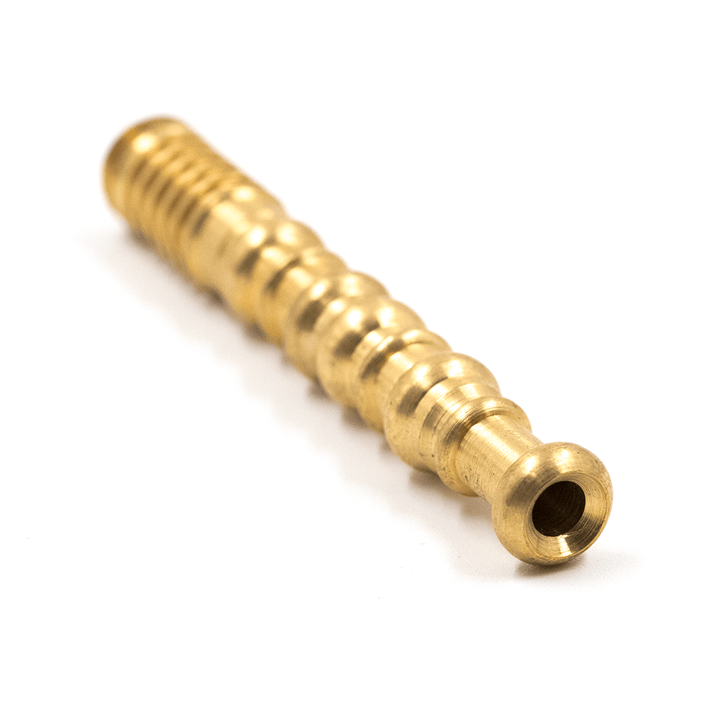Small Brass Ornate Stem (2 Piece) The Bong Shop
