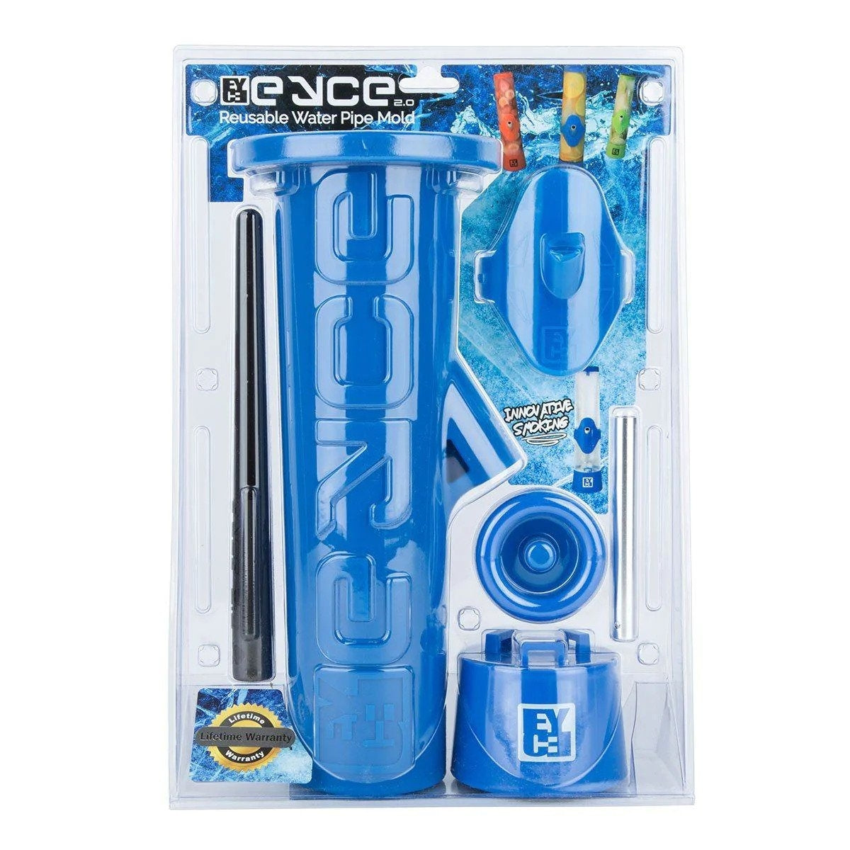 EYCE Mold 2.0 Reusable Silicone Ice Bong Mold - Blue EYCE