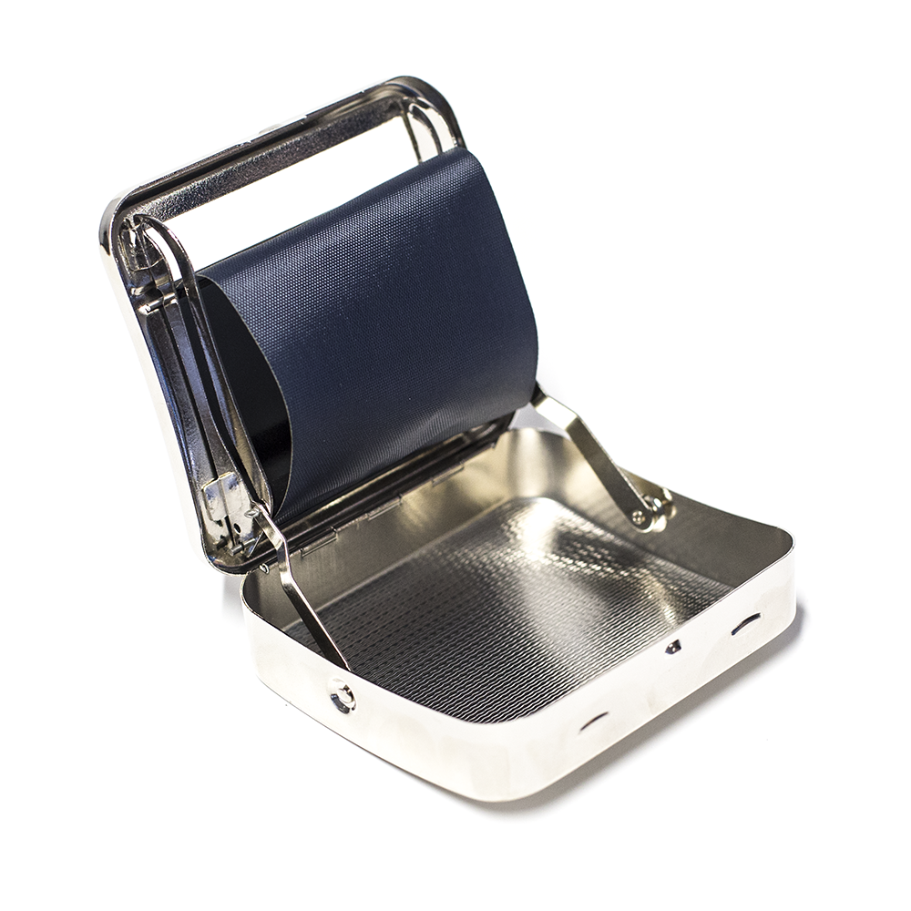 Rolling Machine - 8cm - Silver Case The Bong Shop