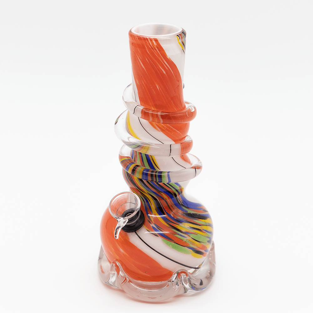 Dust Cloud Bong - White/Orange Planet X