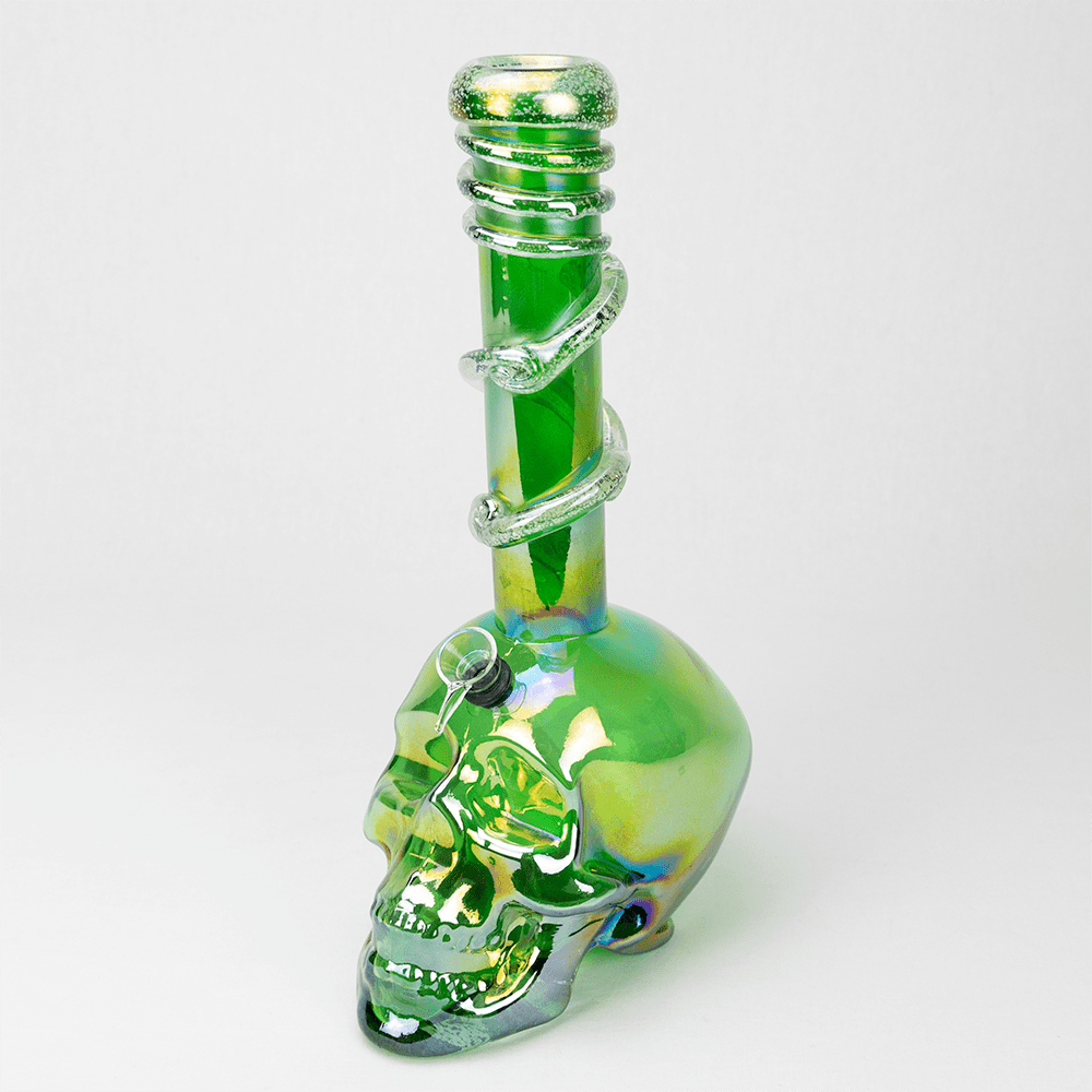 Death Skull Bong - Slick Green Planet X