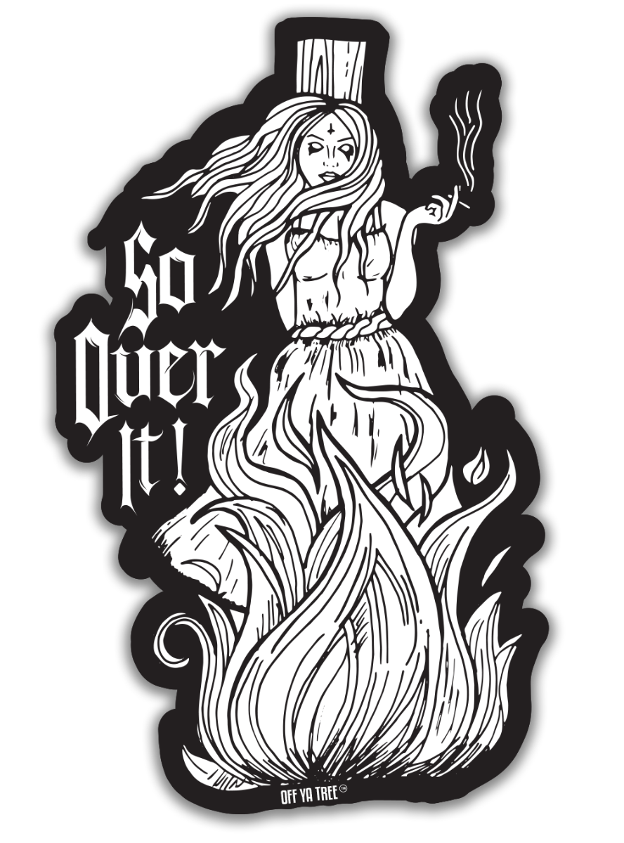 STICKER - OVER IT OYT Off Ya Tree