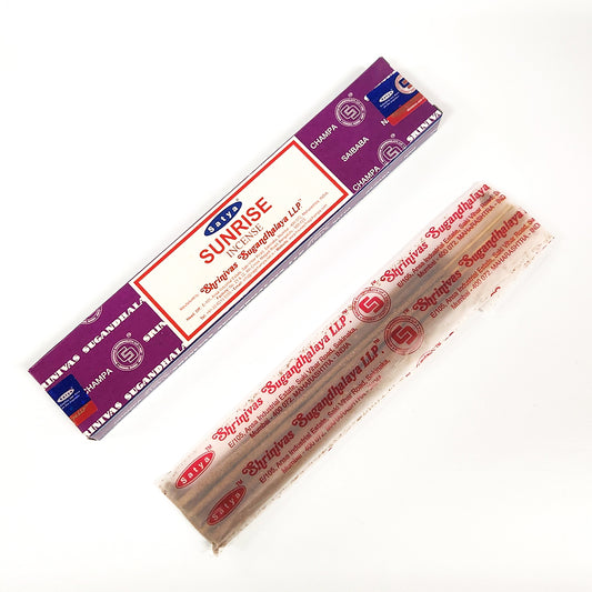 INCENSE - SATYA Nag Champa SUNRISE STICKS 15g