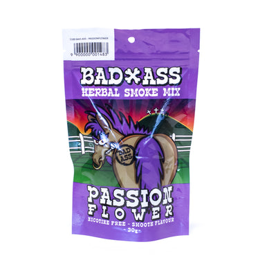 BAD-ASS PASSIONFLOWER HERBAL SMOKE MIX 30G The Bong Shop
