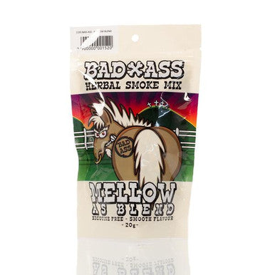 BAD-ASS MELLOW AS BLEND HERBAL SMOKE MIX 20g The Bong Shop