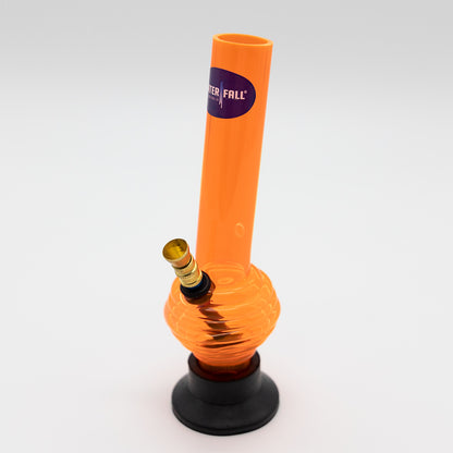 Acrylic Rim Bong - Blue Waterfall