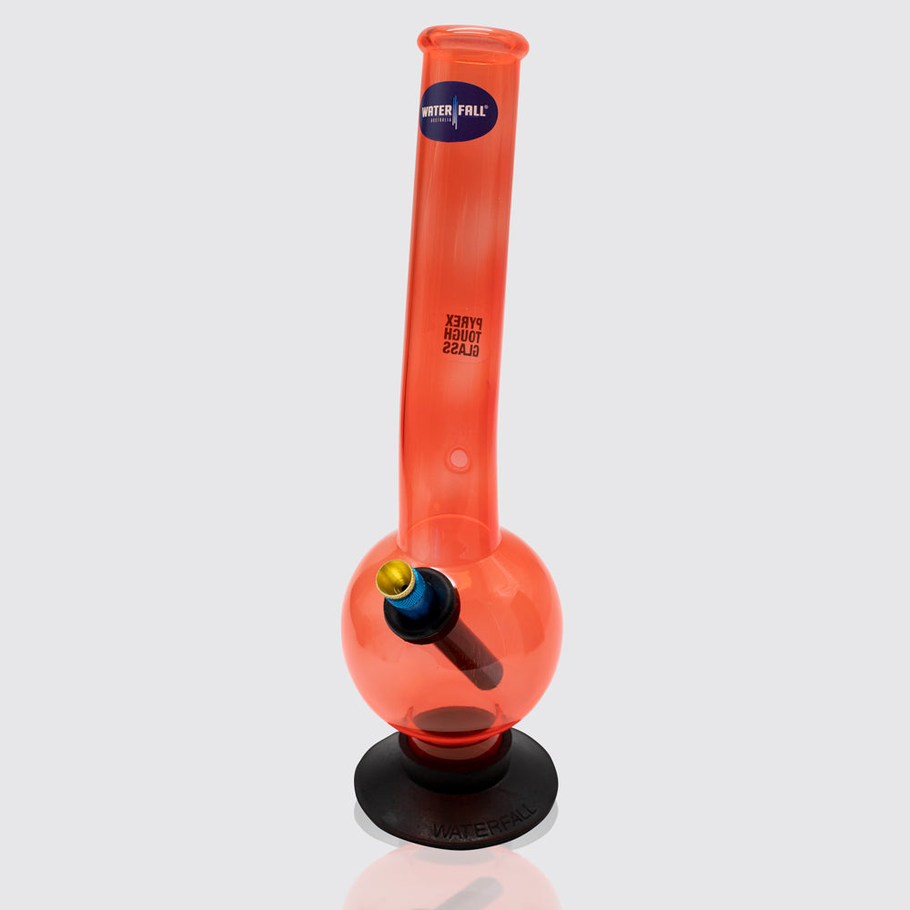 Eliminator Glass Bong - Orange Waterfall