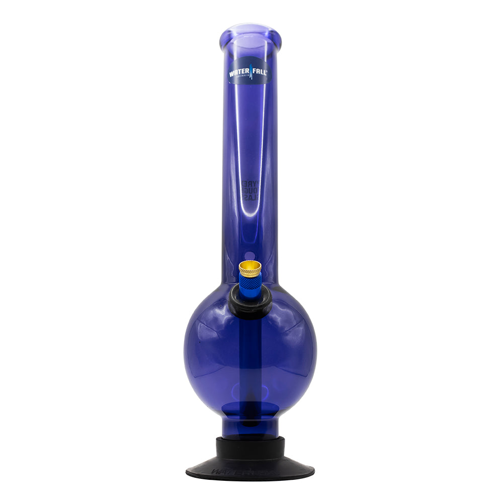 Eliminator Glass Bong - Black Blue Waterfall