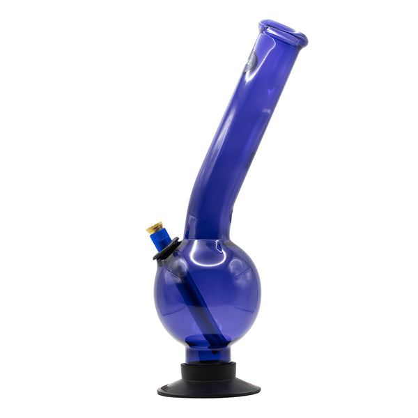 Eliminator Glass Bong - Black Blue Waterfall