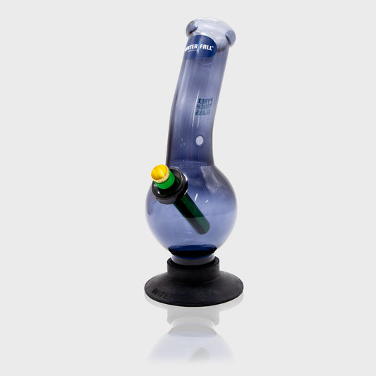 Exterminator Glass Bong - Smoky Black Waterfall
