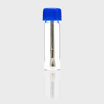 Glass Vial Snuff with Adjustable Spoon The Bong Shop