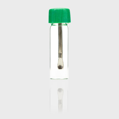 Glass Vial Snuff with Adjustable Spoon The Bong Shop