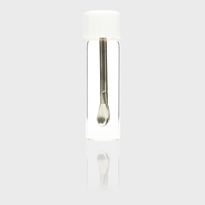 Glass Vial Snuff with Adjustable Spoon The Bong Shop