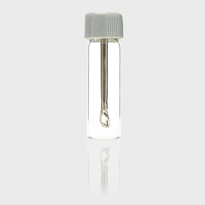 Glass Vial Snuff with Adjustable Spoon The Bong Shop