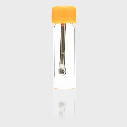 Glass Vial Snuff with Adjustable Spoon The Bong Shop