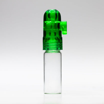 2467 - POCKET ROCKET - SMALL BOTTLE - ASST COLOURED TOPS The Bong Shop
