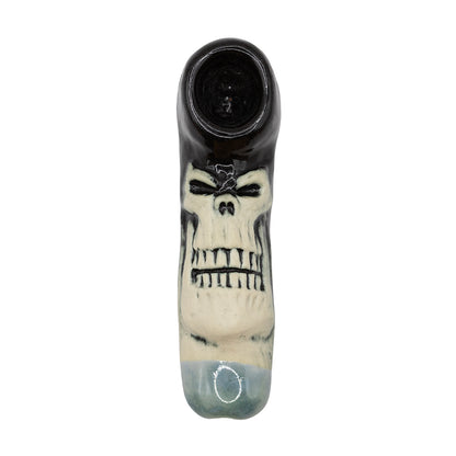 Pipe - Med Skull - Ceramic