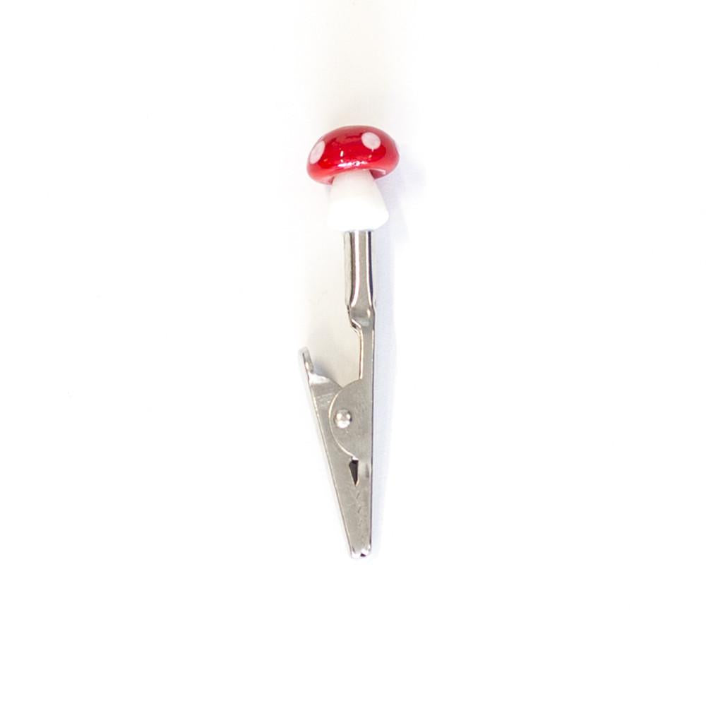 Roach Clip - Assorted Designs (Mushrooms & Dice) The Bong Shop