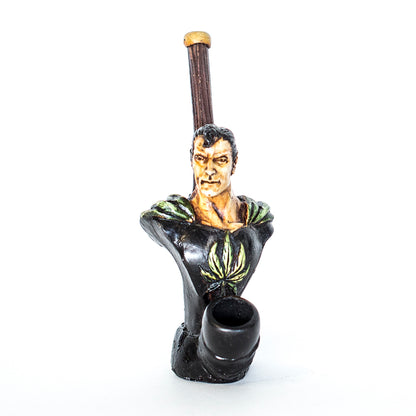 Superman Weed Leaf Pipe