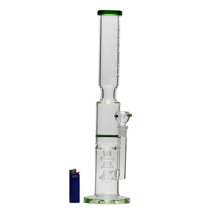 Titan Series Houdini Honeycomb Glass Bong (Deluxe Wooden Box Edition)