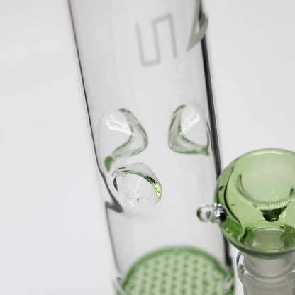 Titan Series Dots Honeycomb Glass Bong