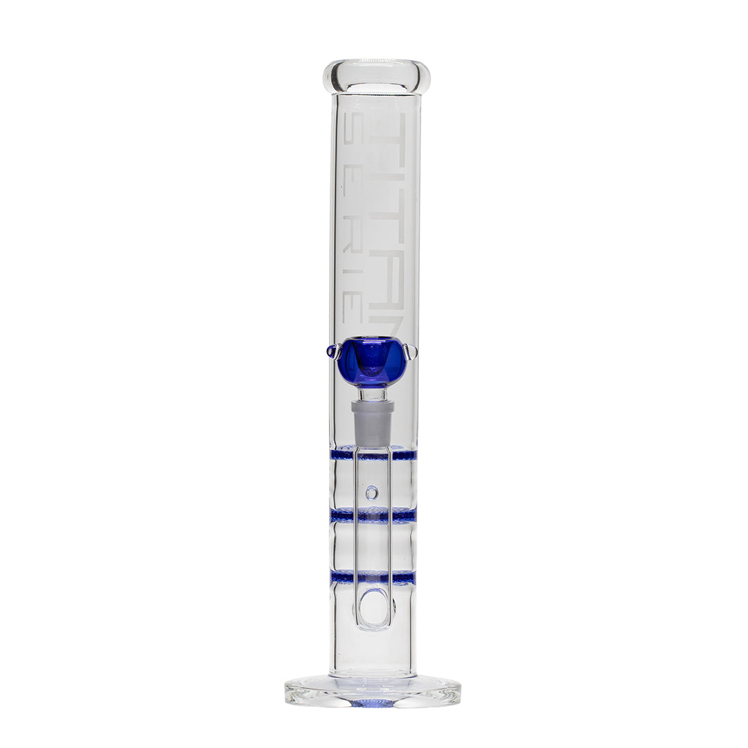 Titan Series Triple Honeycomb Glass Bong