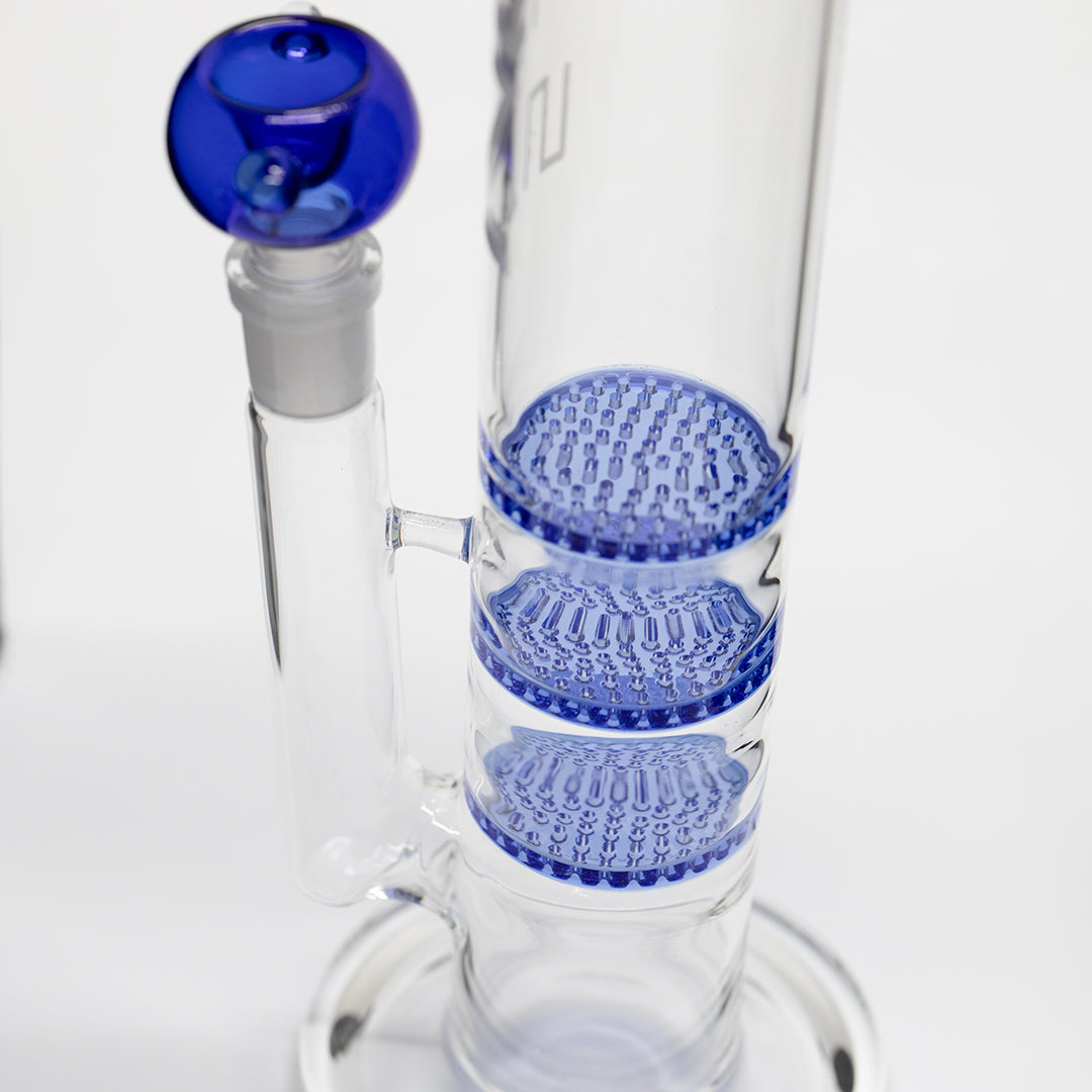 Titan Series Triple Honeycomb Glass Bong