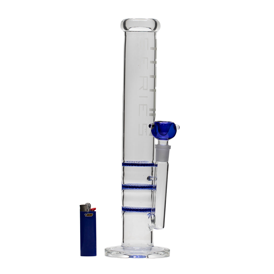 Titan Series Triple Honeycomb Glass Bong