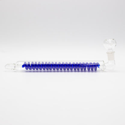 Blue Spiral Glass Pipe The Bong Shop