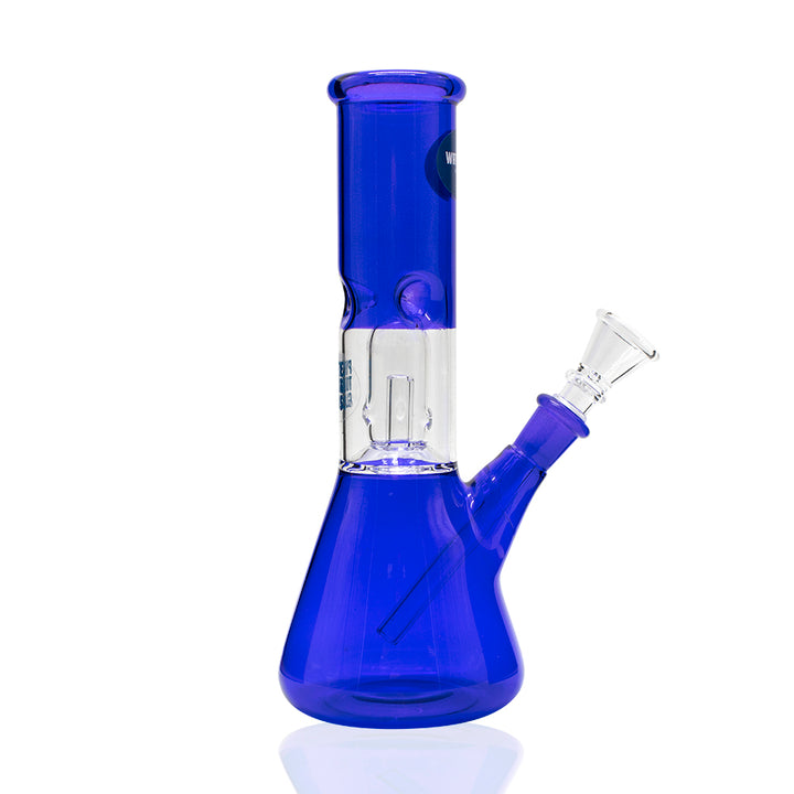 Glass Percolator Beaker Bong - Blue Waterfall