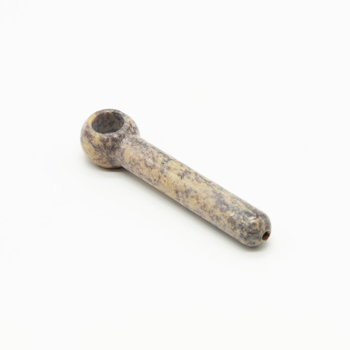 PIPE - SOAPSTONE 10CM CYLINDRICAL The Bong Shop