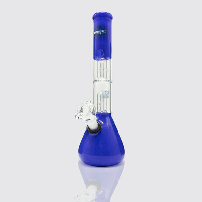 Double Trouble Percolator Glass Bong Waterfall