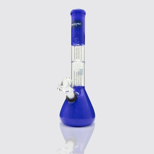 Double Trouble Percolator Glass Bong Waterfall