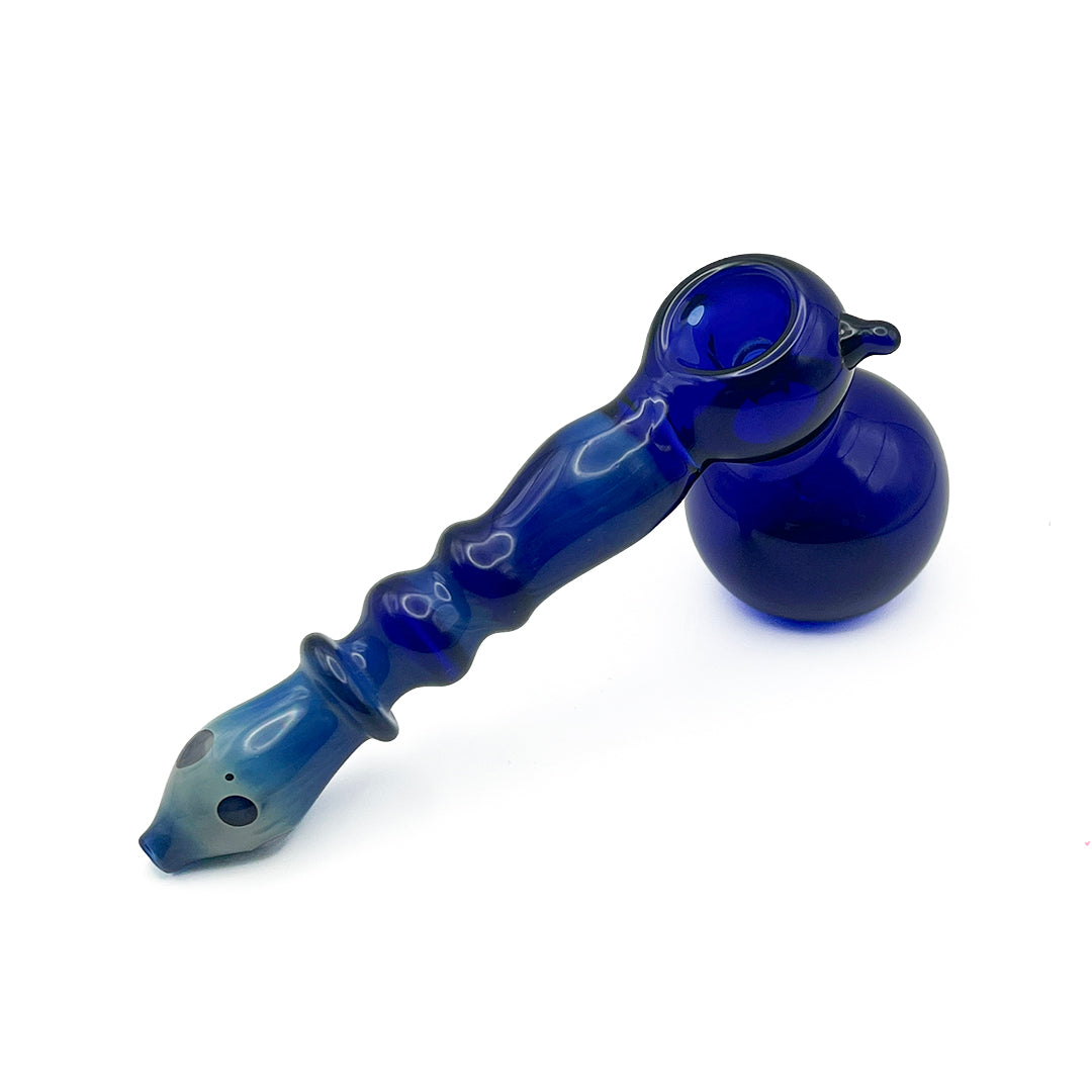 Cobalt Crusher Glass Hammer Pipe