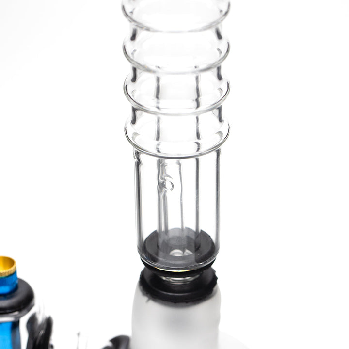 Tar Catcher Glass Bong - Dragon (Frosted & Chamber) Planet X