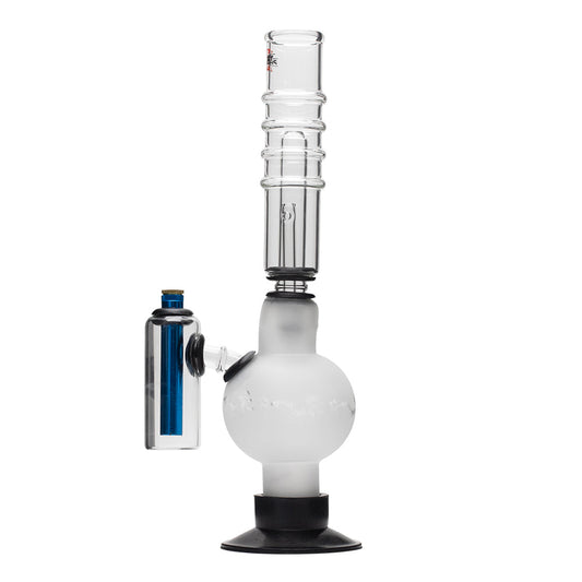 Tar Catcher Glass Bong - Dragon (Frosted & Chamber) Planet X