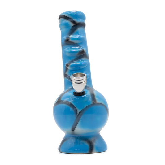 Bubble Ceramic Bong - Blue The Bong Shop