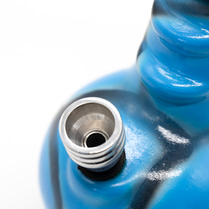 Bubble Ceramic Bong - Blue The Bong Shop