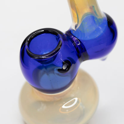 Blue Moon Bender Glass Bubbler