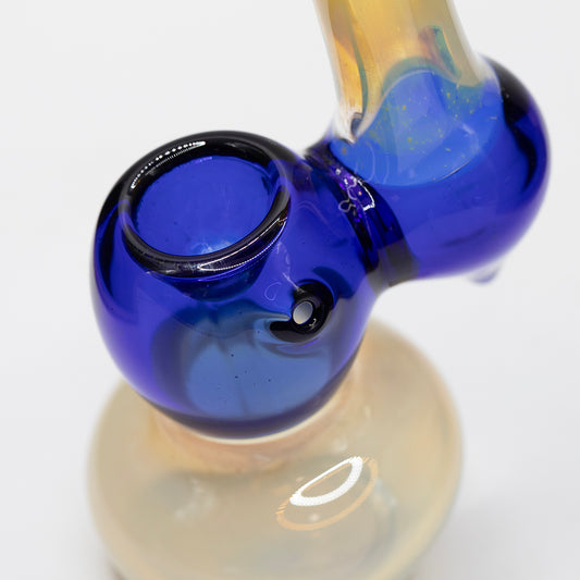 Blue Moon Bender Glass Bubbler