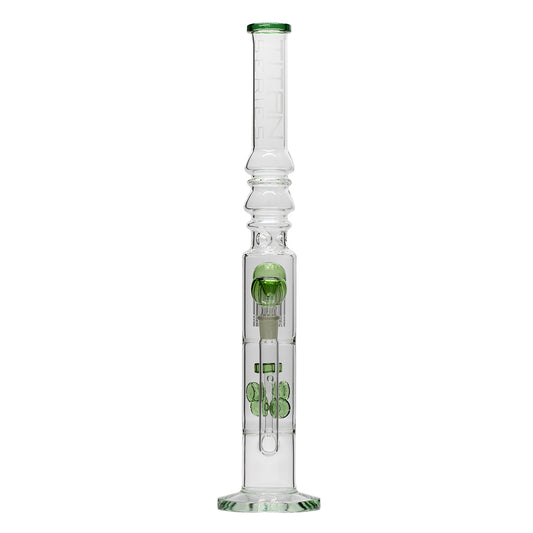 Titan Series Green Pillar Glass Bong