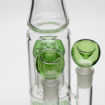Titan Series Double Delta Glass Bong