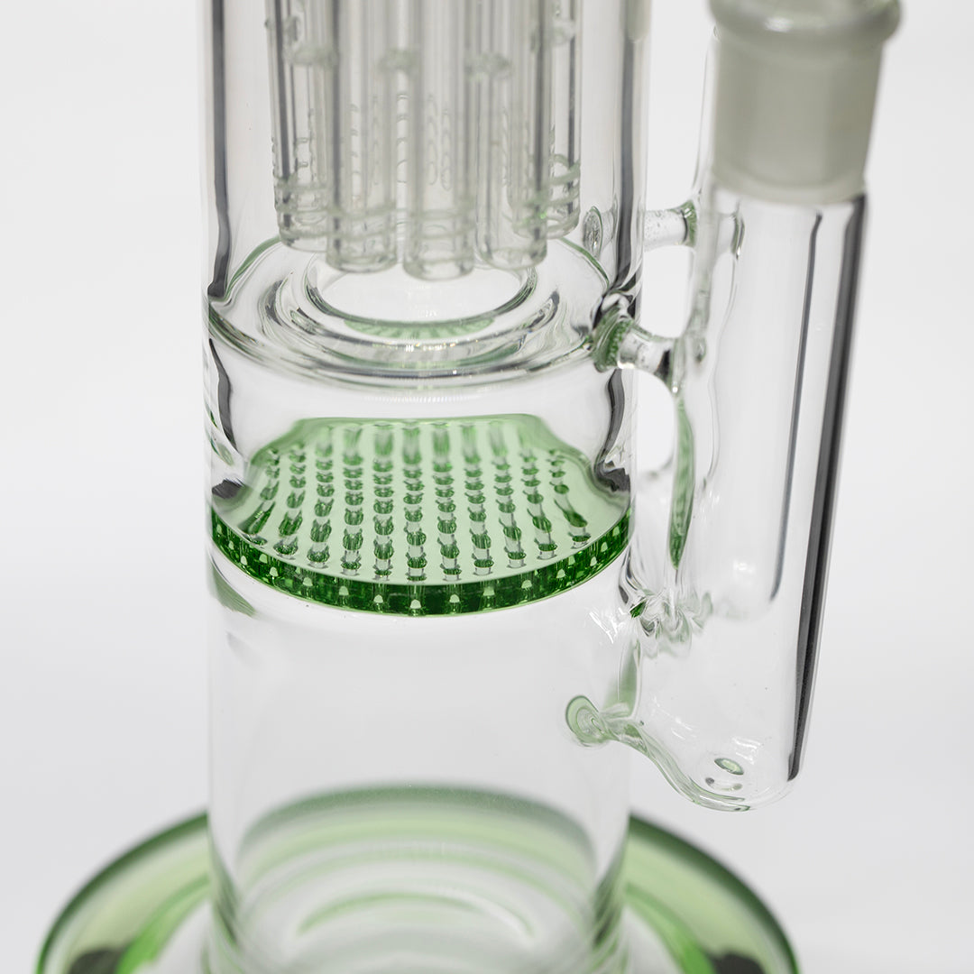 Titan Series Double Delta Glass Bong