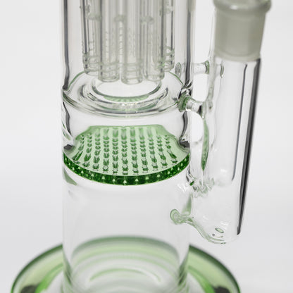 Titan Series Double Delta Glass Bong