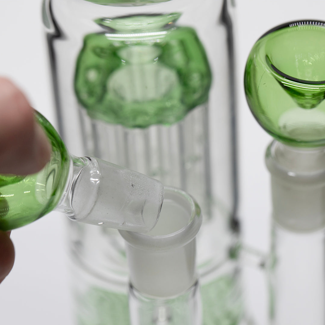 Titan Series Double Delta Glass Bong