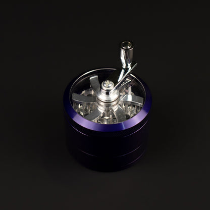 Aluminium Mill Grinder - Black (63mm) Waterfall