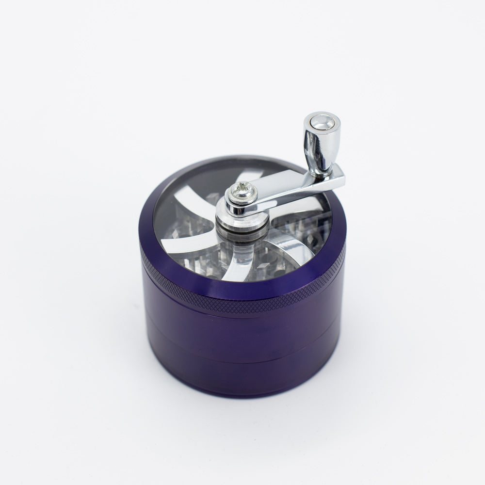 Aluminium Mill Grinder - Black (63mm) Waterfall
